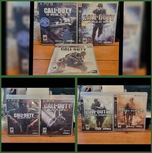 PS3 call of duty bundle 7 games